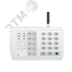 Прибор охранный Контакт GSM-9N с внешней GSM антенной Ритм Контакт GSM-9 в.2