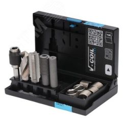 Набор для восстановления резьбы М12х1,75 11 предметов V-Coil Rapid Voelkel V04321