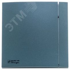 Вентилятор вытяжной Silent-100 CZ Grey Design 4С Soler & Palau 5210607300