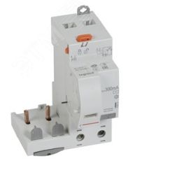 Блок дифференциальный DX3 63А 2П АC 300mА LEGRAND 410414