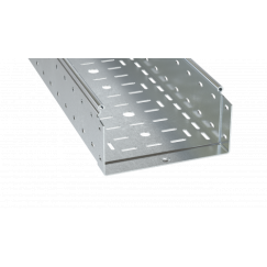 Лоток перфорированный 100х300х4000, 2,0 мм, горячеоцинкованный