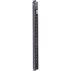 ITK BASE PDU вертикальный PV1111 22U 1 фаза 16А 15 розеток SCHUKO (немецкий стандарт) + 1 розетка C13 кабель 2,6м вилка SCHUKO (немецкий стандарт)
