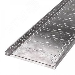 Лоток перфорированный Стандарт INOX (AISI 409) 500х50х3000 (1,0 мм) (6 м/уп) Промрукав PR16.2426