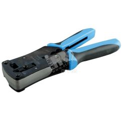 Инструмент обжимной для RJ-45/ RJ-12 профессиональный Hyperline 19817