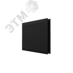 Радиатор стальной панельный 20/400/800 боковое подключение цвет черный Royal Thermo H20-400-800/NS