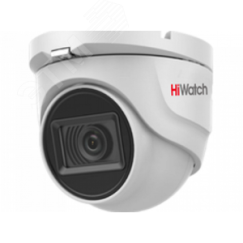 Видеокамера HD-TVI 8Мп уличная купольная с EXIR-подсветкой до 30м (3.6мм) Hi-Watch DS-T803(B) (3.6 mm)