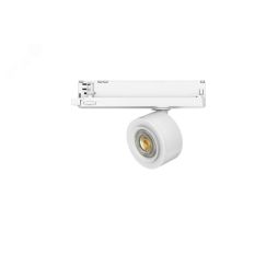 Светильник LED ТРЕК ЗУМ CRI90 (СПО) 15Вт 1300-1600Лм 4,0К КСС 15-45 град. IP44/20 подвесной на шинотреке рассеиватель текстурированный прозрачный ЛЕД-Эффект LE-СПО-16-015-8804-44Д