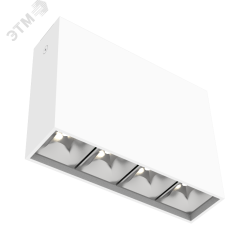 Светильник светодиодный ДПО-10Вт 4000К DL-Box Reflect Multi DALI 55 град. белый Вартон V1-R0-00253-20D55-2001040