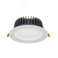 Светильник LED ДАУНЛАЙТ SMD (СВО) 30Вт 3550Лм 4,0К КСС Д IP44/20 встраиваемый ЛЕД-Эффект LE-СВО-16-030-10031-44Д