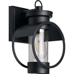 Светильник НБУ-60w вниз Е27 IP44 черный кованое железо FERON PL530
