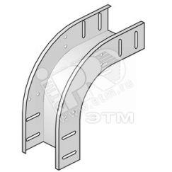 Угол вертикальный внешний 90° Vergokan VB90.85.500