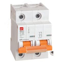 Автоматический выключатель BK63H-DC 2P C 10A, 10kA LSIS Co 0627061300