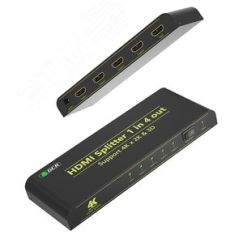 Хаб HDMI v1.4 на 4 HDMI, 1080p, с усилителем сигнала Greenconnect GL-v104C