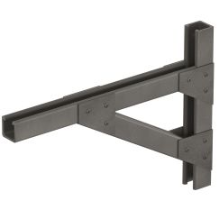 Консоль с опорой для   больших нагрузок осн. 200, стеклопластик