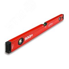 Уровень RED 3 60, L=60 см, 3 глазка, точн. 0,3 мм/м SOLA 01214801