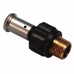 Муфта пресс 50х6/4'НР переходная, ПВДФ Henco 17PK-5008