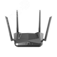 Роутер AX1500 1хWAN, 3хLAN, до 1500 Мб/с, 2.4-5 ГГц, EasyMesh D-Link DIR-X1530/RU/A1A