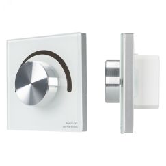 Панель SMART-P90-DIM-G-IN White (230V, Rotary, 2.4G) (ARL, Пластик) Arlight 028424