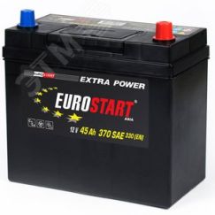 Аккумулятор автомобильный EUROSTART Extra Power Asia 45Ah R+ (без борта) EUROSTART EUA450
