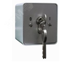 Переключатель с ключом Keyswitch, накладной, 2 группы контактов НР/НЗ, высокий уровень секретности Smartec ST-ES120SM