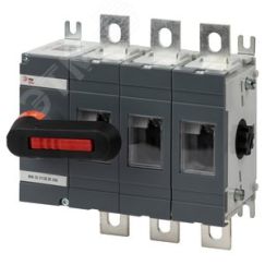Выключатель-разъединитель ВНК-35-31130 PRO mvr20-3-250E 3П 250А с установленной фронтальной рукояткой управления ЭРА Б0054010