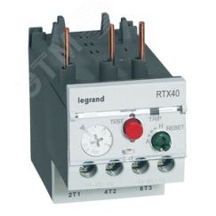 Реле тепловое RTX3 40 0.25 ... 0.4A LEGRAND 416642