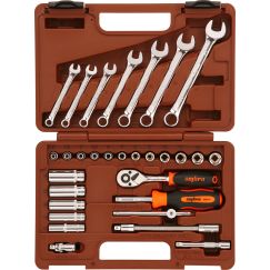 Набор инструмента 1/4''DR, 30 предметов Ombra OMT30S