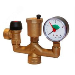 Группа безопасности котла до 50кВт (без теплоизоляции) STOUT SVS-0040-015025