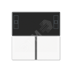 Крышка к Room-controller, в сборе, белый JUNG A4093TSAWW