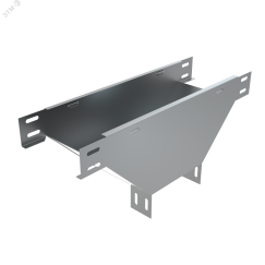 Т-отвод вертикальный 50х150 мм вниз c разворотом трассы на 90 гр. КМ-профиль LO7234