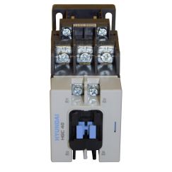 Магнитный контактор HGC40 11NS X220 40А 18.5 кВт при АС3 (380-440В) кат. 220В АC 1НО+1НЗ Hyundai 13.01.01.000558