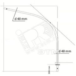 Кронштейн К1К-2,0-2,0-К110/48-0,048-ц ПереСвет В00000668