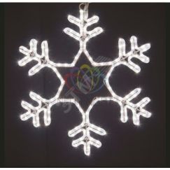 Фигура световая Снежинка белый, 55x55 см, мерцающая Neon-Night 501-337