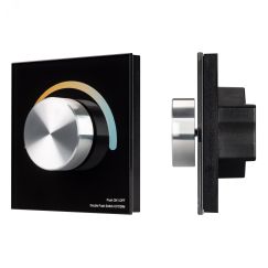 Панель SMART-P20-MIX-G-IN Black (12-24V, 4x3A, Rotary, 2.4G) (IP20 Пластик, 5 лет) Arlight 033762