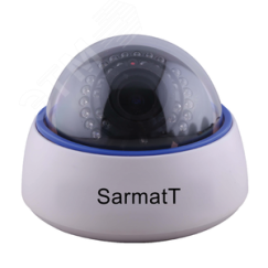 Видеокамера IP 2Мп купольная с ИК подсветкой до 20м (2.8-12мм) SarmaTT SR-ID25V2812IRX
