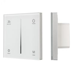 Панель SMART-P36-DIM-IN White (230V, 1.5A, TRIAC, Sens, 2.4G) (ARL, IP20 Пластик, 5 лет) Arlight 027113