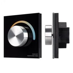 Панель SMART-P2-MIX-G-IN Black (3V, Rotary, 2.4G) (IP20 Пластик, 5 лет) Arlight 033755