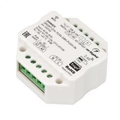 Диммер SMART-D14-TUYA-DIM-PUSH-IN (230V, 1.5A, 0/1-10V, 2.4G) (IP20 Пластик, 5 лет) Arlight 033760