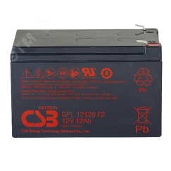 Аккумулятор GPL 12В 12Ач CSB CSB GPL12120
