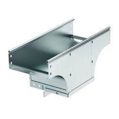 Ответвитель-переходник TDSA Т-образный вертикальный 100/150 в комплекте с крепежными элементами и соединительными пластинами, необходимыми для монтажа