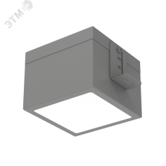 Светильник светодиодный ДВО-15Вт 4000К IP54 DL-Grill CRI90 серый Вартон V1-R0-71808-10000-5401540