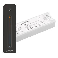 Диммер SMART-SET-PWM-102-72-MIX-SUF Black (12-24V, 2x5A, ПДУ LINE, 2.4G) (IARL, IP20 Пластик, 5 лет) Arlight 036186