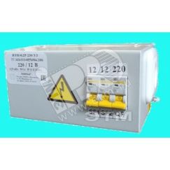 Ящик с понижающим трансформатором ЯТП 0.4 220/12В IP31 с тремя автоматами ФКУ ИК-1 (Кострома) ОС0000012746