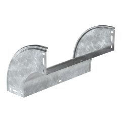 Поворот плавный 90град вертикальный внешний (тип В20) ESCA 50х400мм HDZ IEK