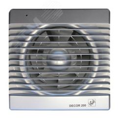 Вентилятор накладной Decor 200C Silver Soler & Palau 03-0103-019