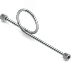 Отвод сифонный С910-2, вход - внутр.резьба 1/2'NPT, выход - накид.гайка М20х1,5, 12х18Н10Т, AISI 316L Метакам С910-2СДАЗМВ