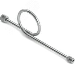 Отвод сифонный 910-1, вход - наруж.резьба 1/2'NPT, выход - накид.гайка М20х1,5, 12Х18Н10Т, AISI 316L Метакам С910-1СДАЗМВ