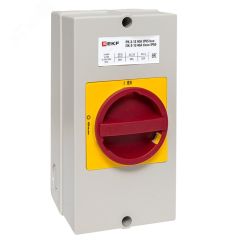 Переключатель кулачковый ПК-2-13 40А 3P ВКЛ-ВЫКЛ сблокировкой в боксе IP65 PROxima EKF pk-2k-13-40-a65