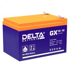Аккумулятор GX 12В 12Ач Delta GX 12-12