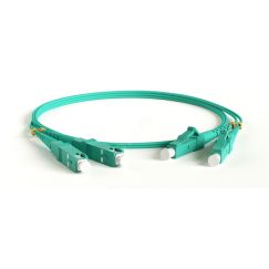 Патч-корд волоконно-оптический (шнур) мм 50/125(OM3) LC-SC duplex 10G LSZH (50м) Hyperline 247704